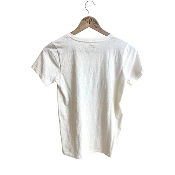 J Crew Collectible Tee Sequin Penguin Ivory Short Sleeve Womens Size XS - Picture 2 of 8